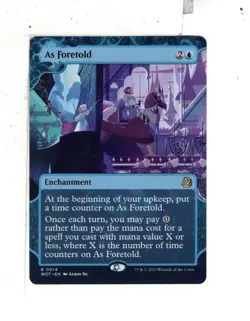 MTG SkeenAB As Foretold BORDERLESS from WOE. NM. - Image 1