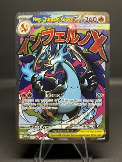 Pokemon TCG Mega Charizard X ex Black Star Promo MEP 23 Holo UPC Raw Near Mint - Image 1