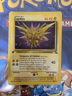 Carta Pokemon Zapdos Fossil Rara 30/62 Italiano WOTC Prima Edizione - Image 1