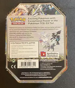 Empty! Pokemon Collectible Tin - 2013 Black & White Zekrom EX Tin 885493552850 - Image 2