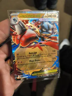 Mega Lucario ex 077/132 Double Rare - Pokemon TCG Mega Evolution - Image 4