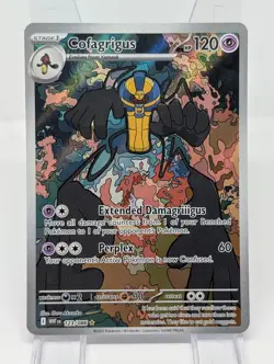 Cofagrigus 123/086 White Flare Illustration Rare Pokemon Holo NM - Image 1