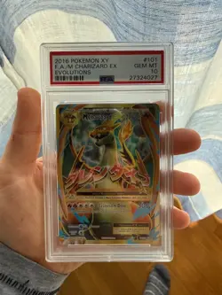 2016 Pokemon XY full art Mega Charizard ex #101 PSA 10 - Image 1