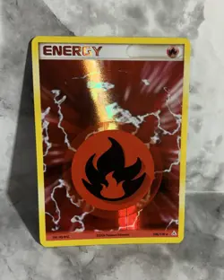 Fire Energy Holo Rare Holon Phantoms 106/110 HP Pokemon TCG See Details - Image 1