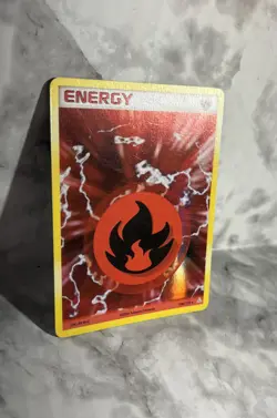 Fire Energy Holo Rare Holon Phantoms 106/110 HP Pokemon TCG See Details - Image 2