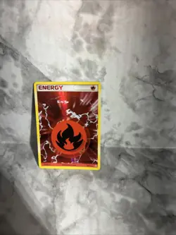 Fire Energy Holo Rare Holon Phantoms 106/110 HP Pokemon TCG See Details - Image 3