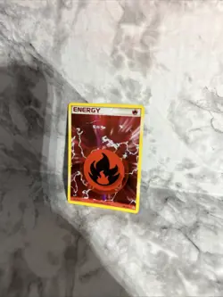 Fire Energy Holo Rare Holon Phantoms 106/110 HP Pokemon TCG See Details - Image 4
