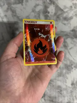 Fire Energy Holo Rare Holon Phantoms 106/110 HP Pokemon TCG See Details - Image 5