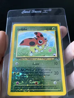 Pokemon TCG Ledyba Southern Islands 7 Reverse Holo Promo SWIRL 🌀 - Image 1