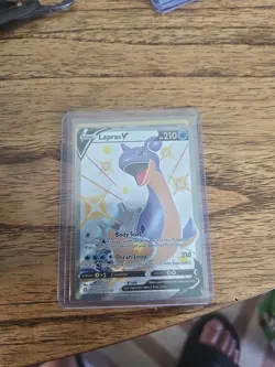 Pokemon TCG Lapras V Shining Fates SV110/SV122 Holo Shiny Holo Rare - Image 1