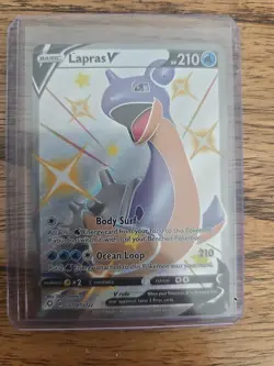 Pokemon TCG Lapras V Shining Fates SV110/SV122 Holo Shiny Holo Rare - Image 3