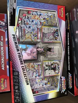 Pokemon TCG Scarlet and Violet Prismatic Evolutions Premium Figure Collection. - Image 1