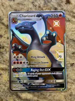 Pokemon Hidden Fates Charizard GX SV49/SV94 Shiny Vault Holo *Moderately Played* - Image 3