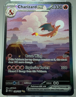 2023 Pokemon EN-151 Special Illustration Rare #199 Charizard Ex CGC 10 Miki Kudo - Image 3