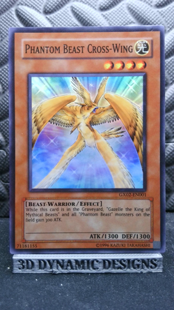 | Yugioh Phantom Beast Cross-Wing GX02-EN001 Super Rare Tag Force Promo PL 🔥 | - Image 1