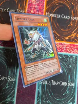 Yu-Gi-Oh! Hunter Owl GX03-EN002 Super Rare Limited Near Mint - Image 2