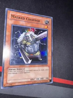 Masked Chopper GX03-EN003 Yu-Gi-Oh! GX Spirit Caller Promotional Super Rare NM - Image 4