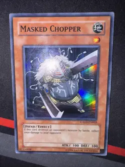Masked Chopper GX03-EN003 Yu-Gi-Oh! GX Spirit Caller Promotional Super Rare NM - Image 5