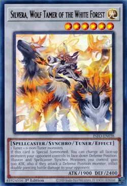 Yugioh! Silvera, Wolf Tamer of the White Forest - INFO-EN038 - Ultra Rare - 1st - Image 1