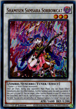 Shamisen Samsara Sorrowcat - MP23-EN189 - Ultra Rare - NM - 1st ed - Yugioh - Image 1