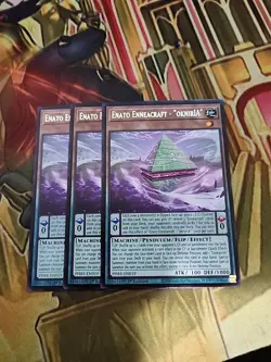 3X Enato Enneacraft - "oknirIA" - PHRE-EN019 - Rare 1st Edition NM Yugioh - Image 1