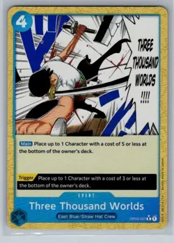 Three Thousand Worlds Alternate Art OP03-057 Premium The Best One Piece CCG - Image 1