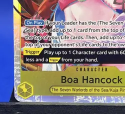 English One Piece CCG Boa Hancock SR OP14-112 The Azure Sea's Seven - Image 5