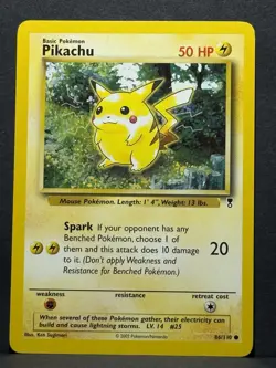 Pokemon Pikachu TCG Legendary Collection Card 86/110 Regular Common NM - Image 1