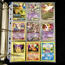 Huge Binder Collection Lot of 170+ Pokemon Cards Mixed Mew EX SV Holo Full Art - Image 1