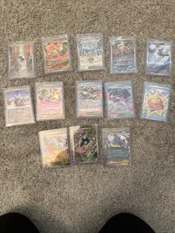 Pokemon- TCG Trading Cards Strong Collection Of IR, AR, Shiny, EX And More 636996769739 - Image 1