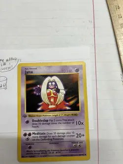 Pokemon TCG Jynx 1st Edition Shadowless Uncommon Card Base Set 31/102 - Image 2