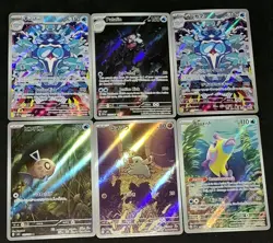 Pokemon TCG Full Art Illustration Rare AR Mixed 6 Card Lot - Image 1