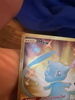 Pokemon Celebrations Mew 25th Shiny Gold Full Art Holo Card 25/25 Secret Rare NM - Image 2