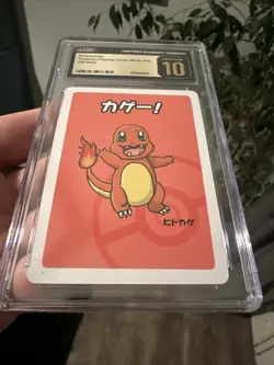 💎🔥💎🔥CGC PRISTINE 10🔥💎🔥💎Charmander 2019 Old Maid Pokemon Card psa - Image 2