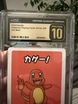 💎🔥💎🔥CGC PRISTINE 10🔥💎🔥💎Charmander 2019 Old Maid Pokemon Card psa - Image 4