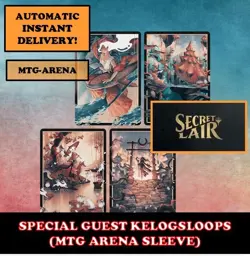 MTGA MTG ARENA CODE CARD JUNE SUPERDROP 17 SLEEVES SECRET LAIR SLEEVE INSTANT - Image 3