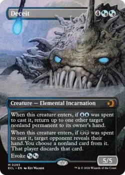 Deceit (Borderless) - NM M : Lorwyn Eclipsed - Image 1
