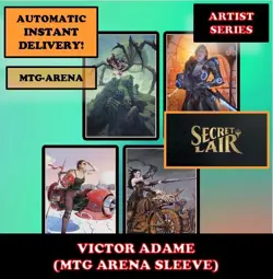 MTGA MTG ARENA CODE CARD AUGUST SUPERDROP 22 SLEEVES SECRET LAIR SLEEVE INSTANT - Image 2