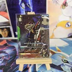 Wing Gundam Zero GD01-024 LR+ Alt Art GUNDAM TCG CARD NEWTYPE RISING NM/M - Image 1