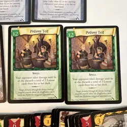 Harry Potter CCG TCG Chamber of Secrets Lot With Rare Promo + Duplicate Cards - Image 4