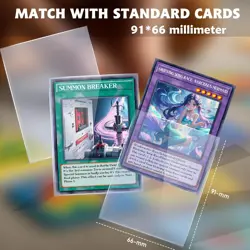 1000 Pcs Card Sleeves Toploaders for Trading Cards, Soft 1000 pack, Clear - Image 2