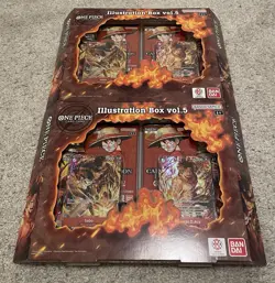 One Piece Card Game Illustration Box IB-05 Vol.5 x2 Carrying on His Will Bandai - Image 1