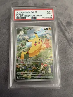 Pokemon Card PSA 9 Pikachu SVP 088 Black Star Promo Paldea Chest 2024 #2 - Image 1