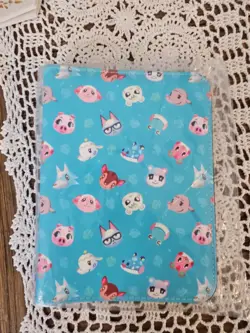 Binder For Cards Pokemon Sports Ect 50 Sleeves Zip Closure Brand New Animal Cros - Image 1