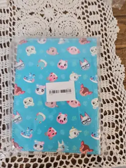 Binder For Cards Pokemon Sports Ect 50 Sleeves Zip Closure Brand New Animal Cros - Image 2
