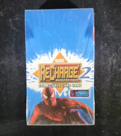 Marvel Recharge 2 Collectible Card Game - Sealed Booster Box + 2 Starter Decks - Image 2