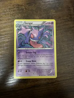 Pokemon Gengar TCG Holo Rare Card XY Breakthrough 60/162 NM-LP - Image 1