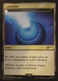 MTG English Cybertron - Command Tower NM Foil Secret Lair - Image 1