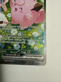 Pokemon TCG Lillie's Clefairy EX Journey Together Sir Card 184/159 NM Condition - Image 3