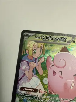 Pokemon TCG Lillie's Clefairy EX Journey Together Sir Card 184/159 NM Condition - Image 5